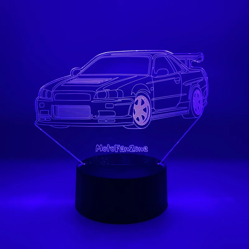 Lampka Led RGB Nissan GTR R-34 💡 ZDALNIE STEROWANA