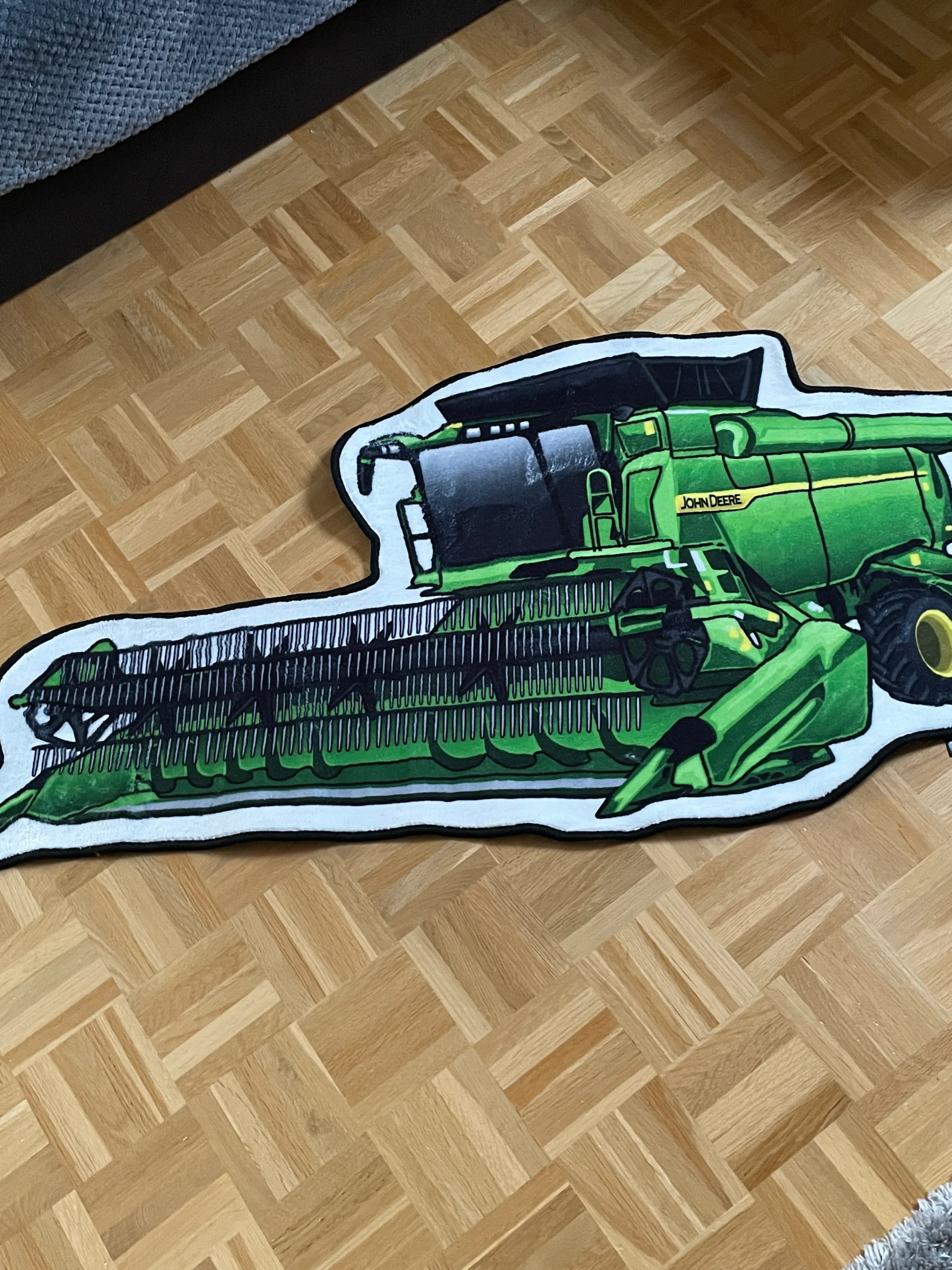 Dywan KOMBAJN John Deere - obrazek 2